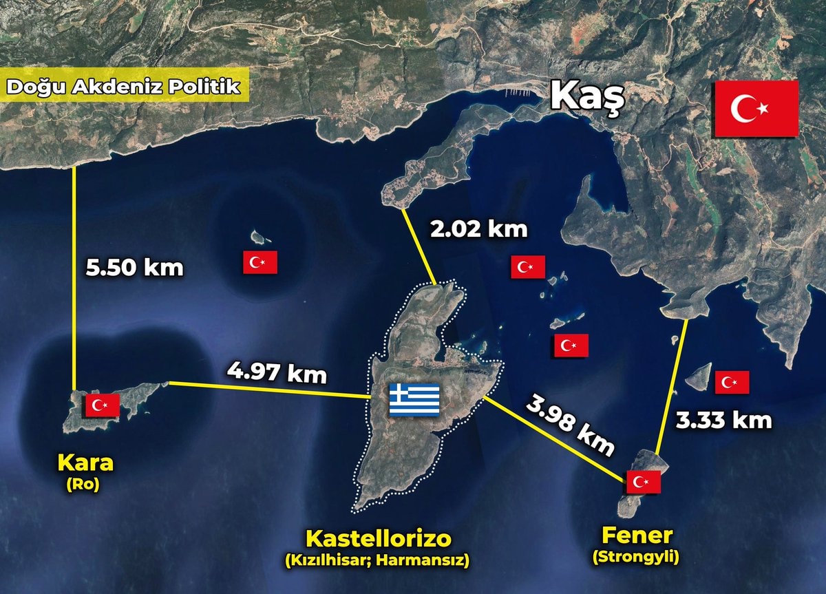 Yunanlılar Antalya'ya 2 kilometre mesafeye asker yerleştirdi