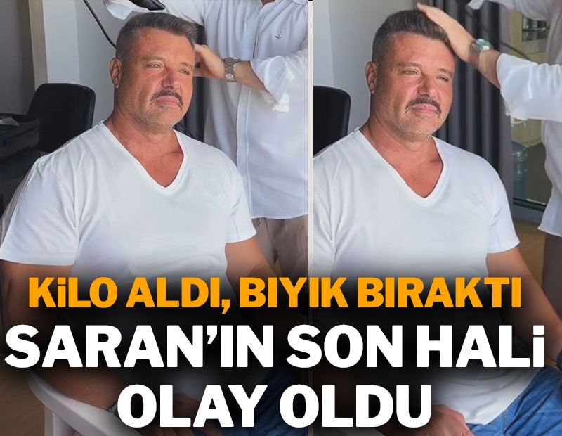 Sadettin Saran'ın yeni imajı gündem oldu: Bıyık bıraktı, saçını boyattı