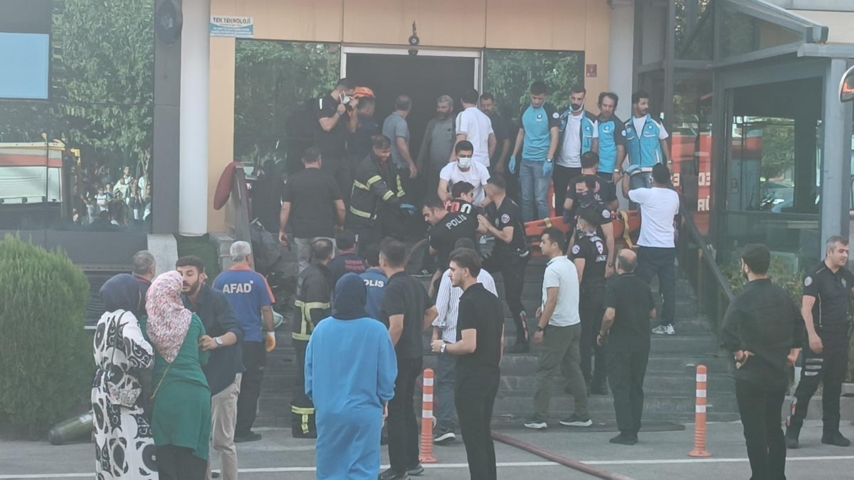 Batman’da spor salonunda yangın: 10 kişi yaralandı