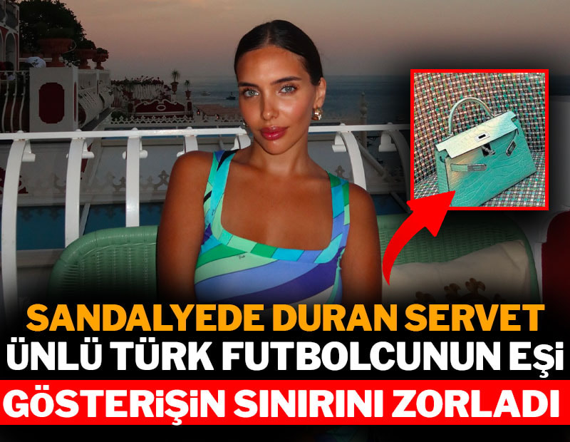 Sandalyede duran servet: Gösterişin sınırını zorladı