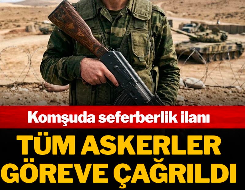 Suriye ordusu seferberlik ilan etti, tüm askerler göreve çağrıldı