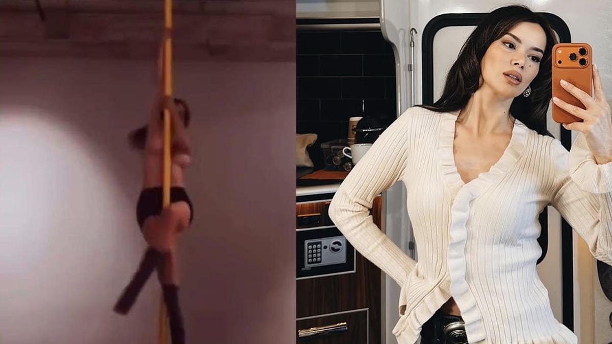 Kızılcık Şerbeti'nin ünlü ismi direk dansı yaptı