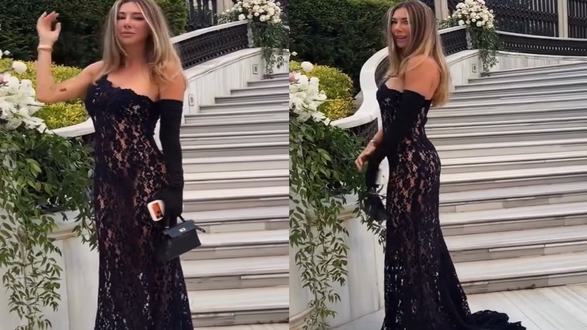 Şeyma Subaşı’nın düğün tarzı olay oldu: Baştan aşağı transparan