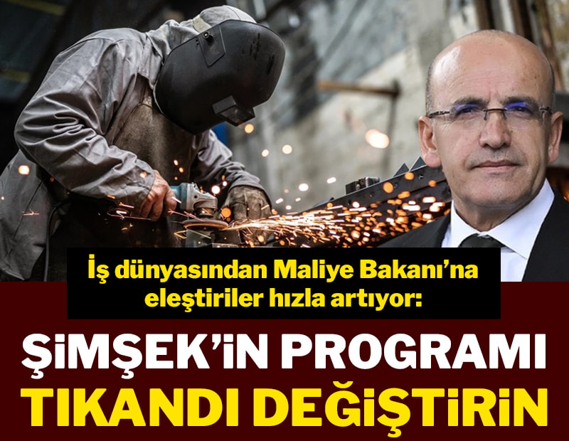 Şimşek'in programı tıkandı değiştirin