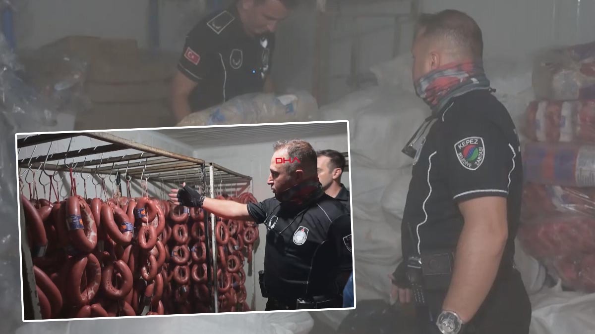 Gıda deposundan skandal görüntüler: Yakalanmasalar vatandaşa yedireceklerdi