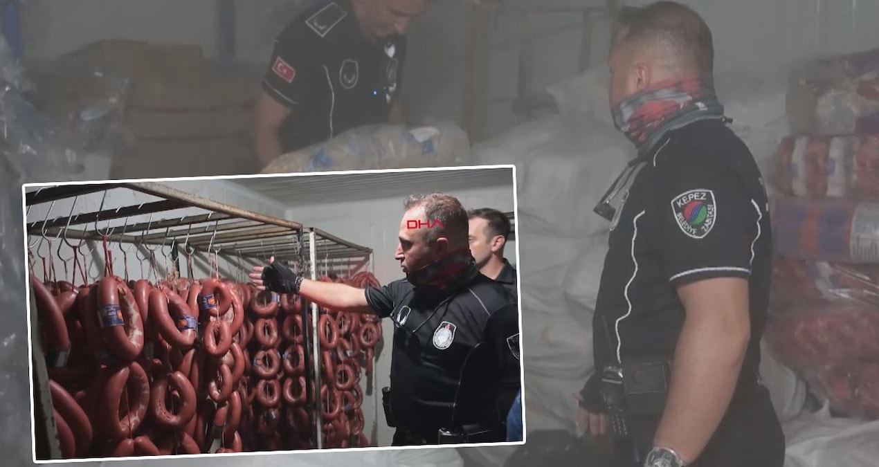 Gıda deposundan skandal görüntüler: Yakalanmasalar vatandaşa yedireceklerdi