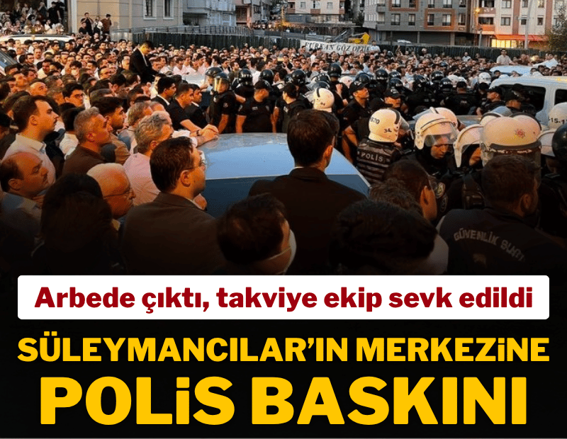 Süleymancılar'ın Ümraniye'deki merkezine polis baskını