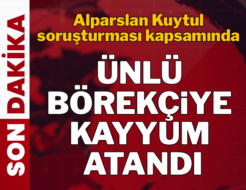 SON DAKİKA... Alparslan Kuytul soruşturmasında “Levent börek” dahil 5 şirkete kayyum atandı