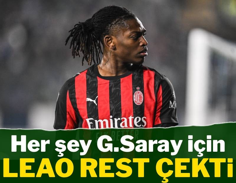 Rafael Leao, Milan’a rest çekti! ‘Sadece Galatasaray’a giderim’