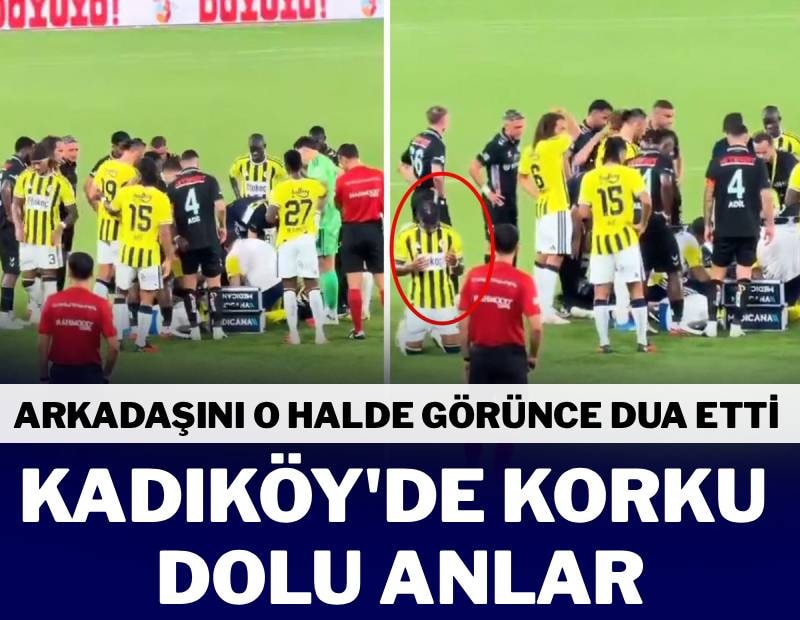 Kadıköy'de korku dolu anlar! Arkadaşını o halde görünce dua etti