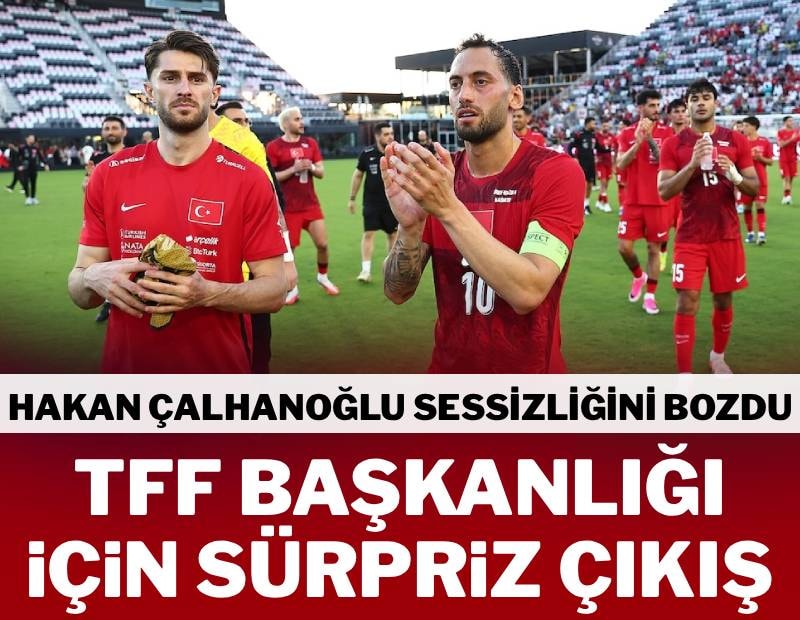 Hakan Çalhanoğlu’ndan sürpriz çıkış! ‘Kendimi TFF Başkanı olarak görüyorum'