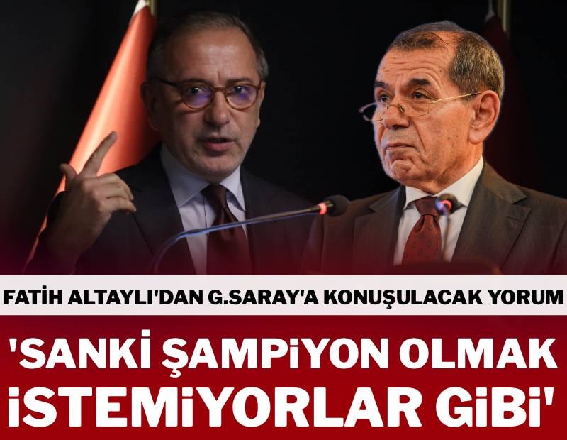 Fatih Altaylı'dan Galatasaray'a yönetimi hakkında konuşulacak yorum! ‘Sanki şampiyon olmak istemiyorlar gibi’
