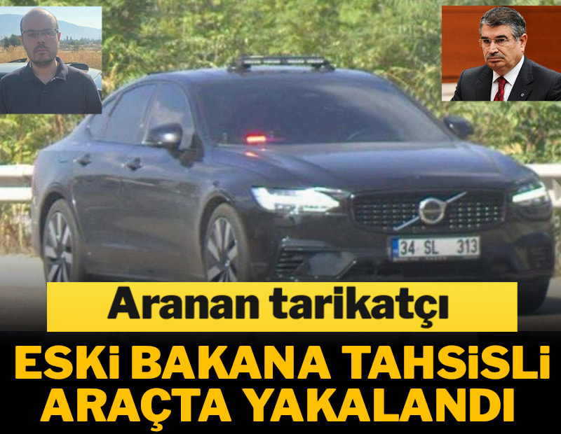 Kaçarken kullandığı araç eski bakana tahsisli çıktı