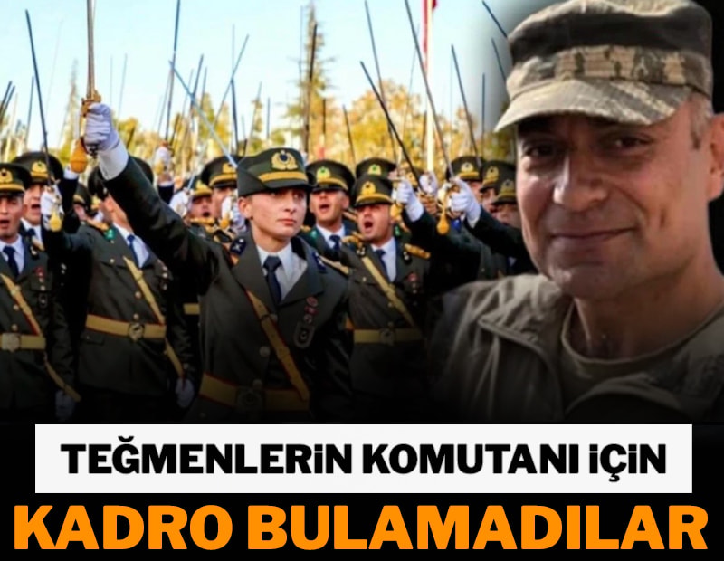 Teğmenlerin komutanı için kadro bulamadılar