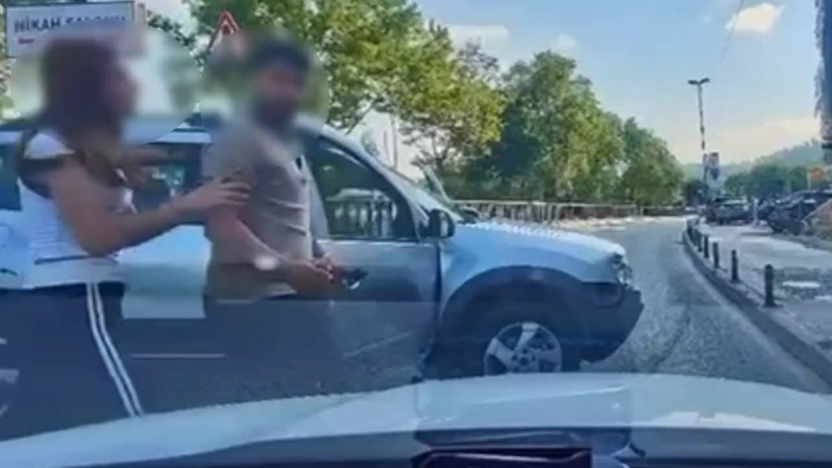 Trafikte tartıştığı sürücünün önünü kesti: Kafanı keserim