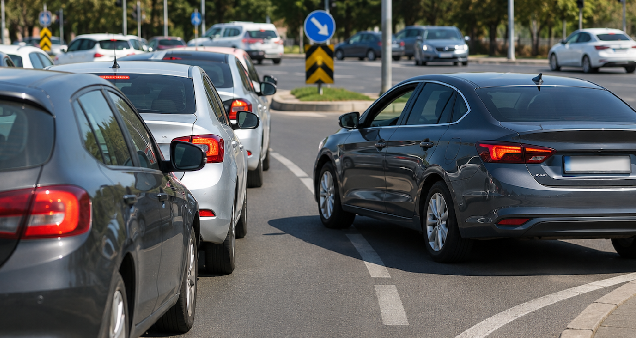 Trafikte aradan kaynak yapan yandı: Cezası belli oldu