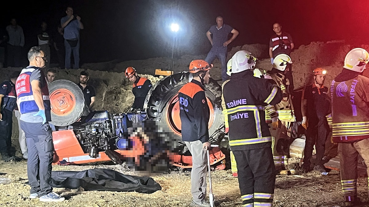 Traktörün altında kalan çift hayatını kaybetti