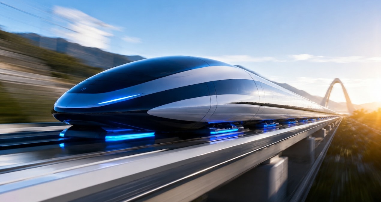 Çin'in yeni treni hız rekoru kırdı: 5,3 saniyede 800 kilometre hıza ulaştı