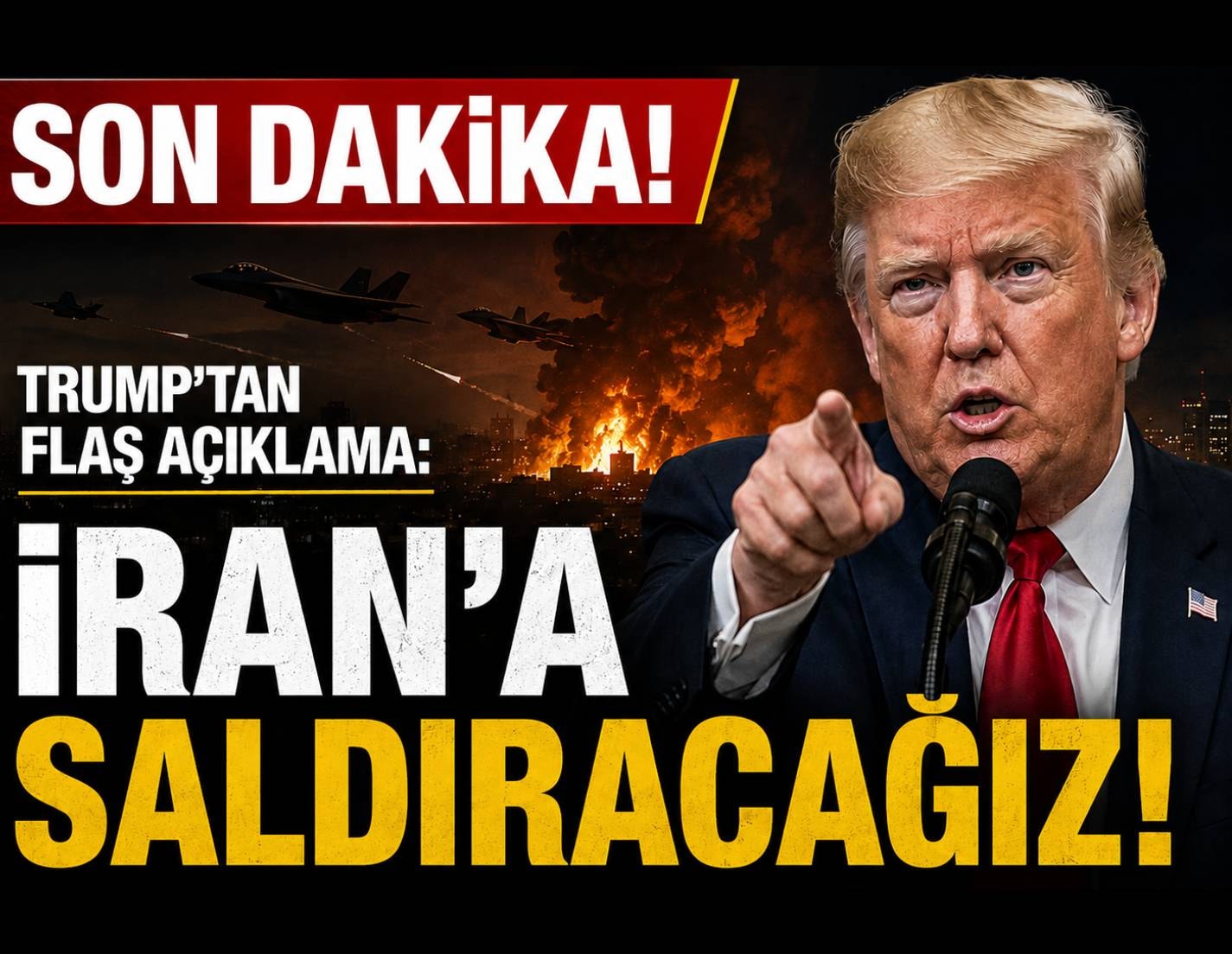 Trump'tan İran'a zehir zemberek sözler: 'Öldüler' dedi, yeni saldırıları açıkladı