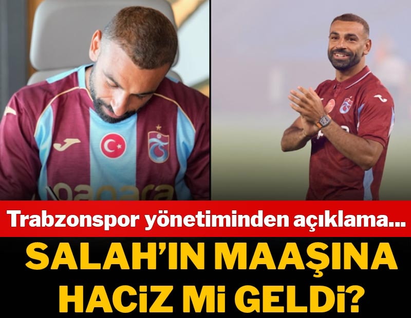 Salah'ın maaşına haciz mi geldi? Trabzonspor'dan açıklama