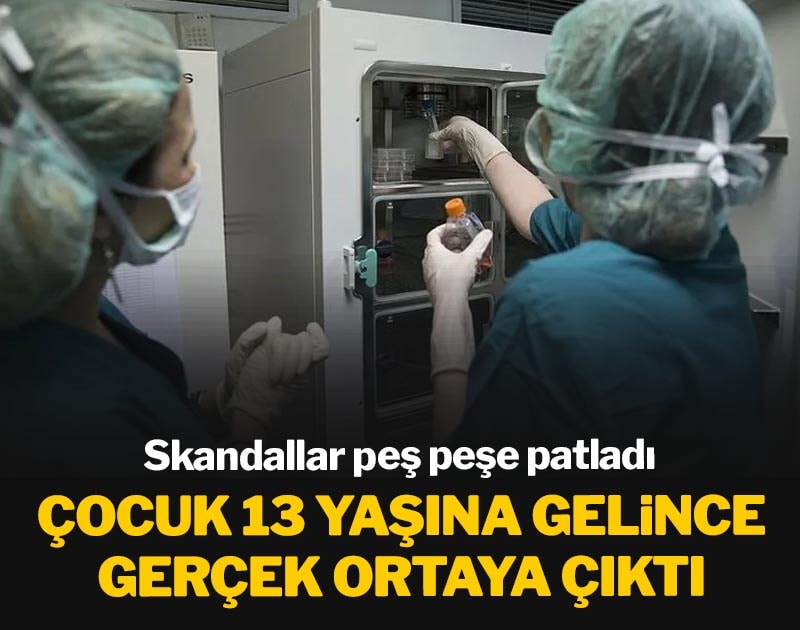 Skandallar peş peşe patladı: Çocuk 13 yaşına gelince gerçek ortaya çıktı