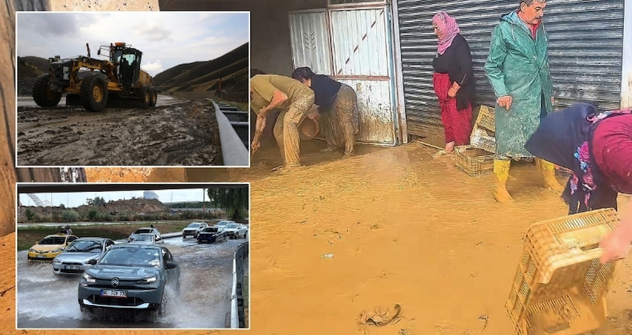Şiddetli Yağışlar Beş İlde Hayatı Olumsuz Etkiledi: Su Baskınları ve Ulaşım Sorunları Yaşanıyor