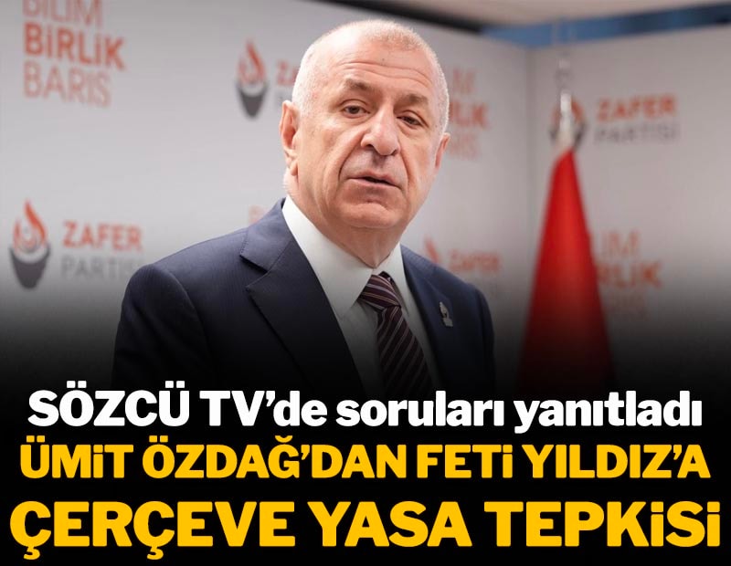 Ümit Özdağ'dan MHP'li Feti Yıldız'a Çözüm süreci tepkisi