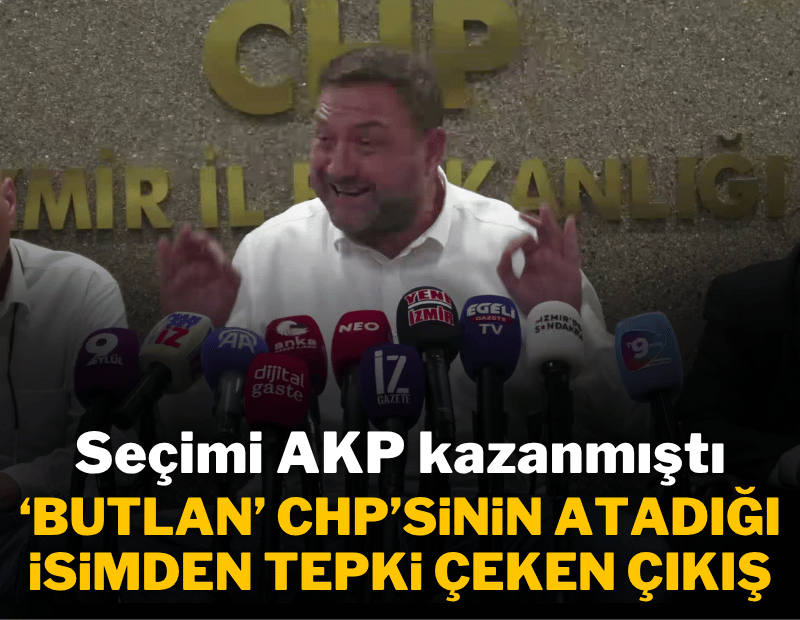 Menderes'te AKP kazandı, 'butlan' CHP'sinden açıklama geldi: Kaybetmeye alışın kardeşim