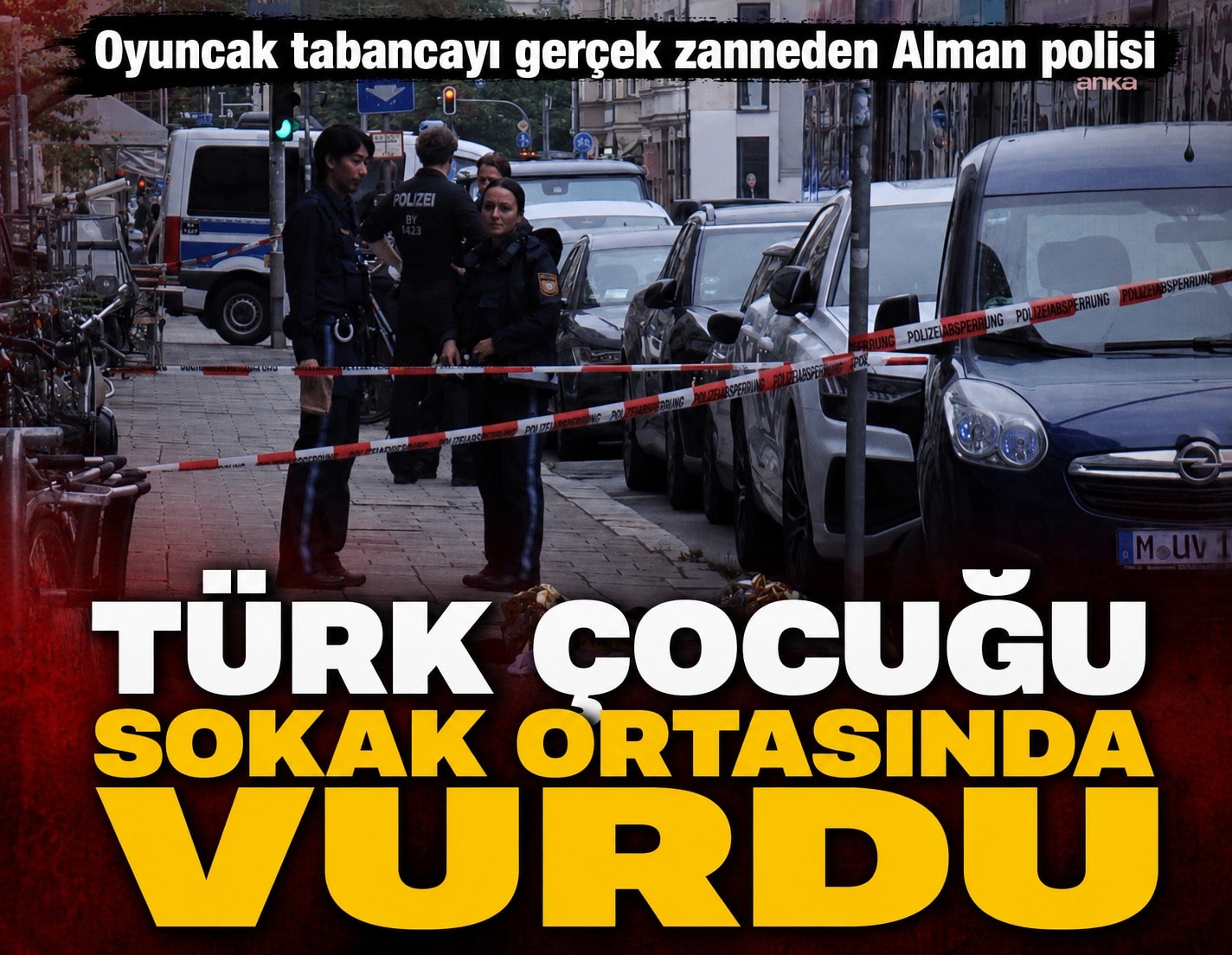 Alman polisi 14 yaşındaki Türk çocuğu vurdu!