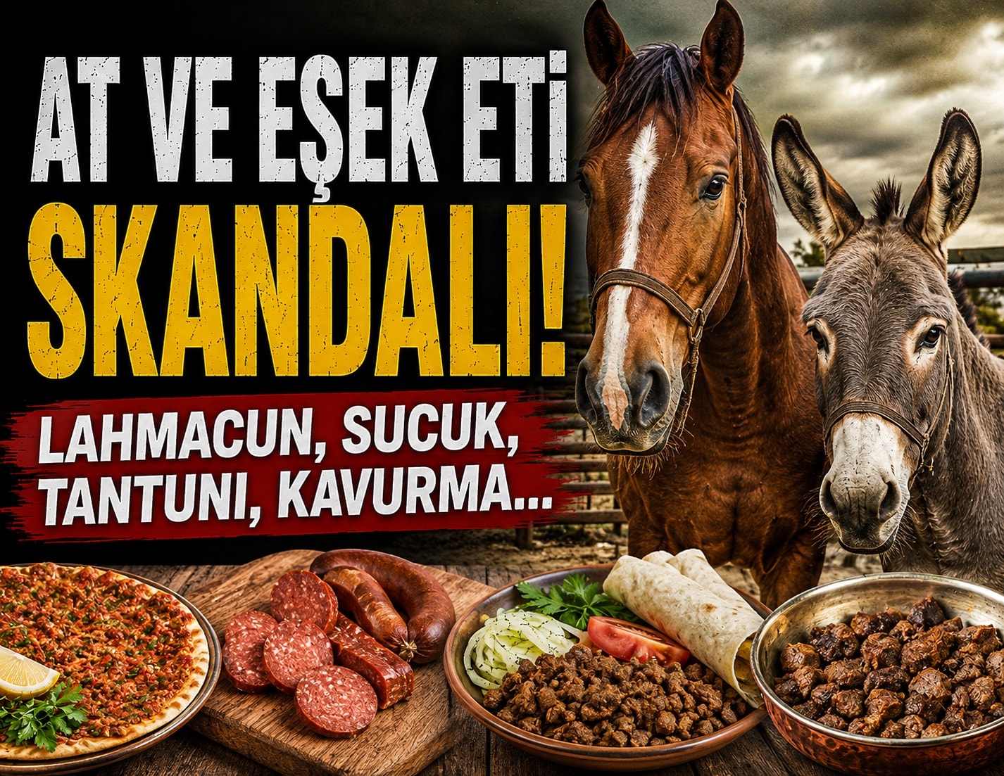 Ünlü sucuk markasında eşek ve at eti çıktı