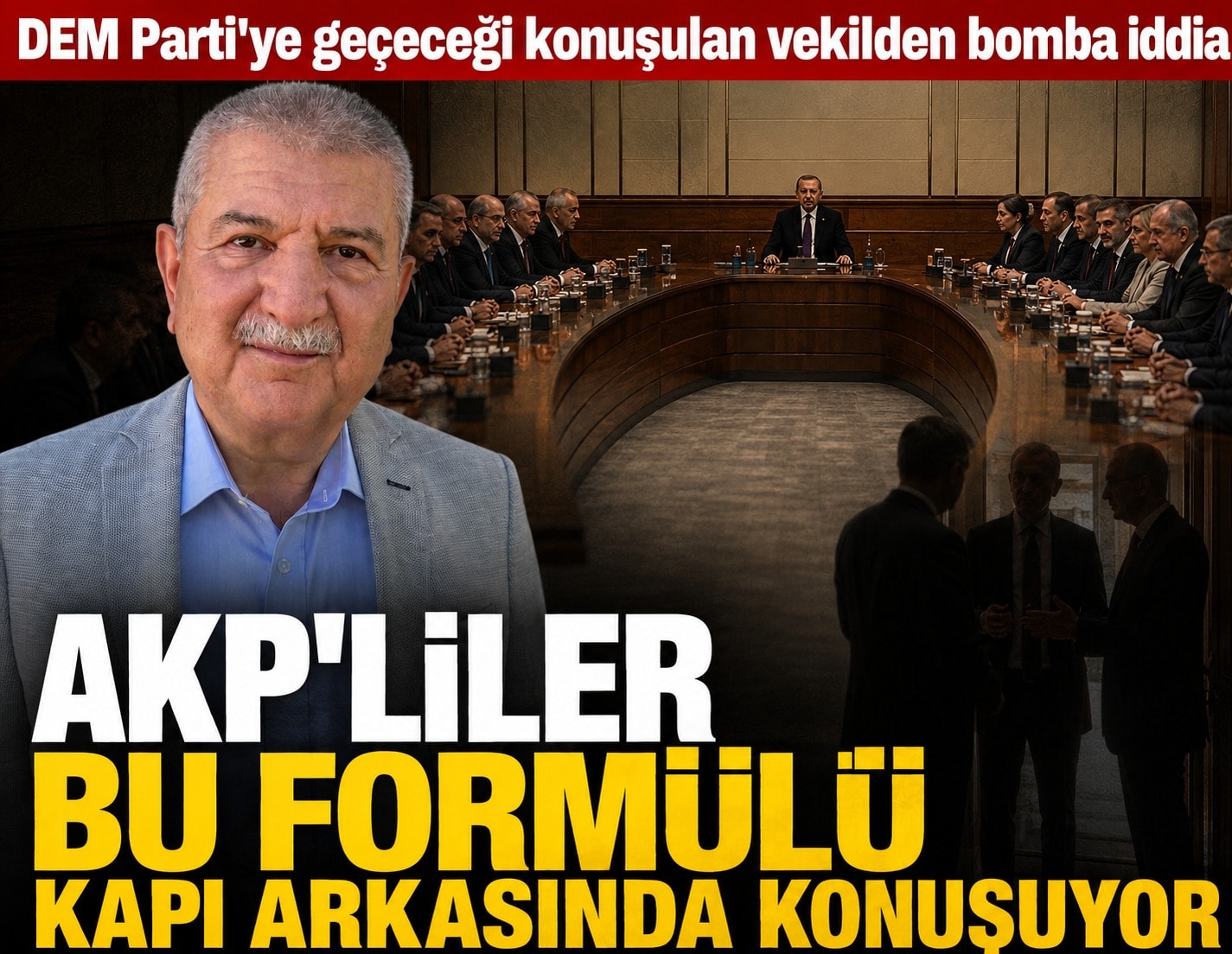DEM Parti'ye geçeceği konuşulan vekilden bomba iddia: 'AKP'liler bu formülü kapı arkasında konuşuyor'