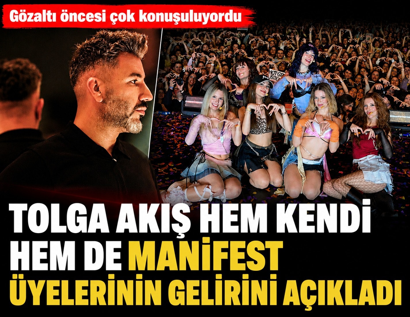 Tolga Akış hem kendi hem de Manifest üyelerinin gelirini açıkladı