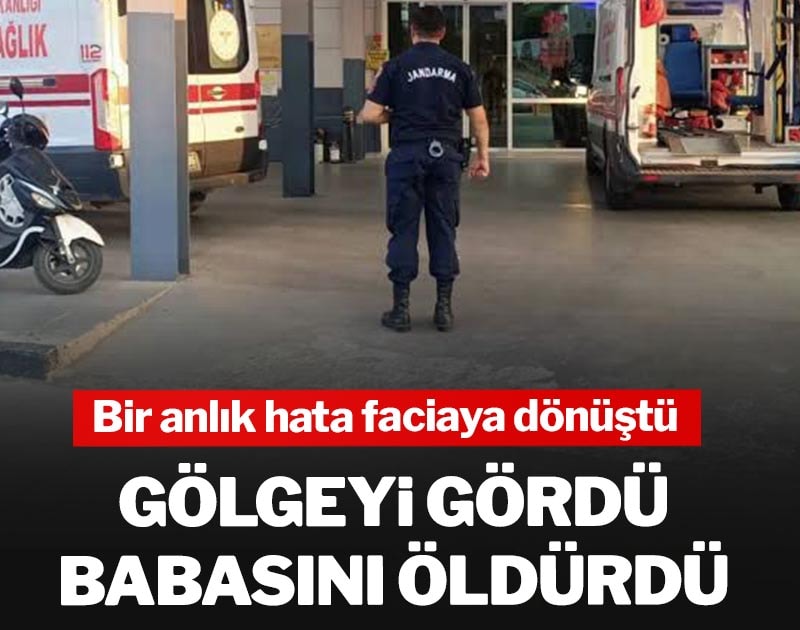 Gölgeyi gördü, babasını öldürdü: Bir anlık hata faciaya dönüştü
