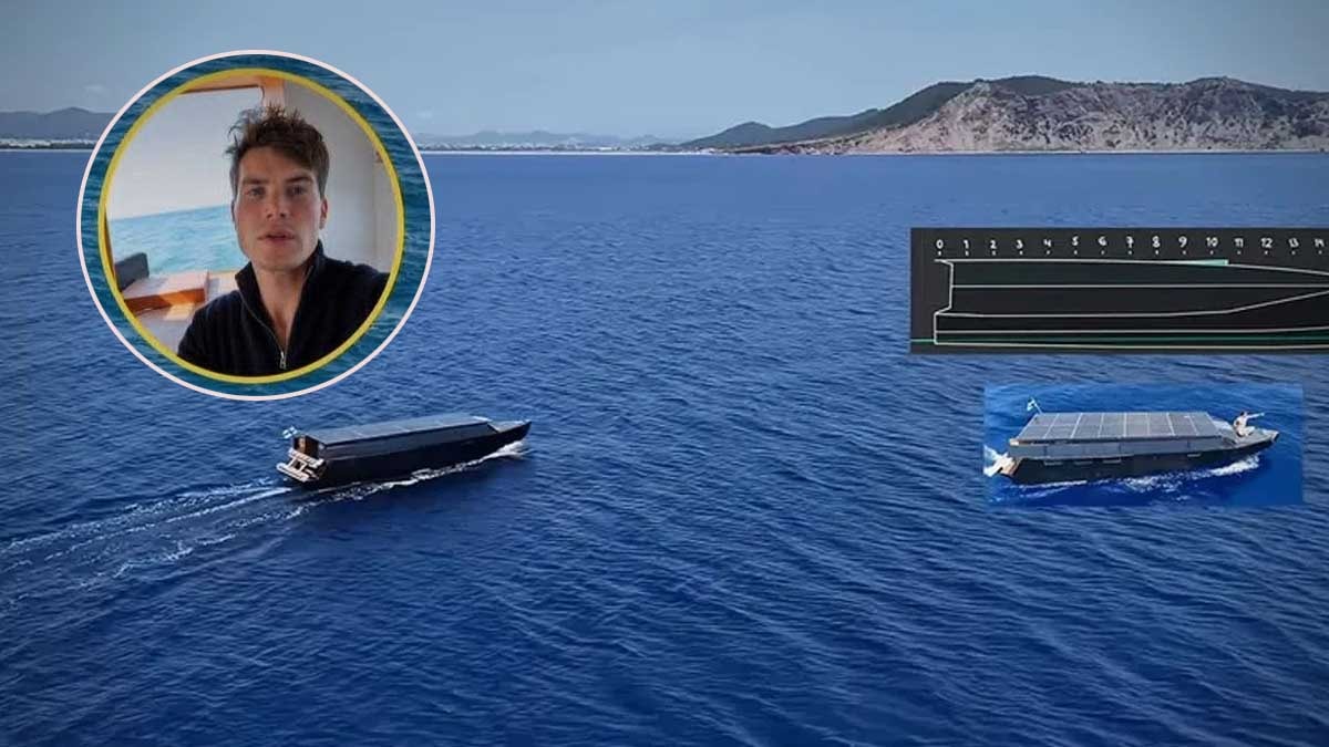 Tek damla benzin kullanmadan 11 metrelik yatıyla 6.000 km yol gitti 