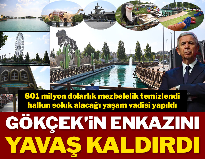 Gökçek’in enkazını Yavaş tertemiz etti