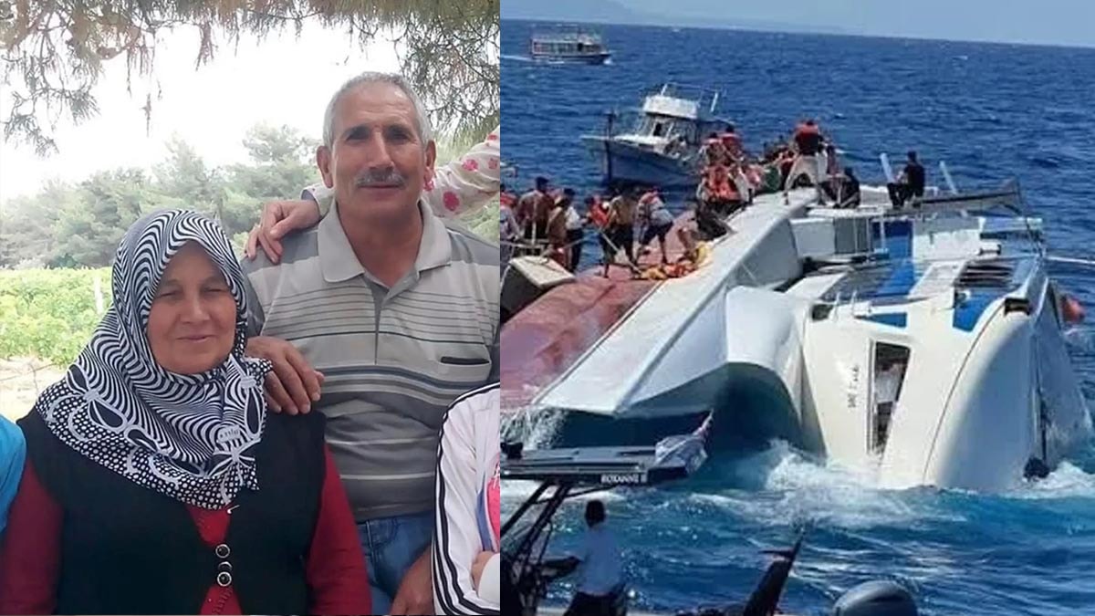 Gemi kazasında koca öldü, eşi kayıp