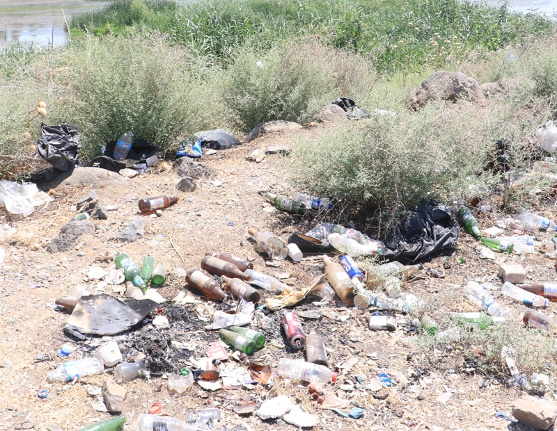 Dicle Vadisi’nde ‘piknikçi’ kirliliği
