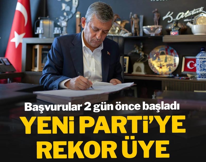 YENİ Parti'ye 2 günde rekor üye
