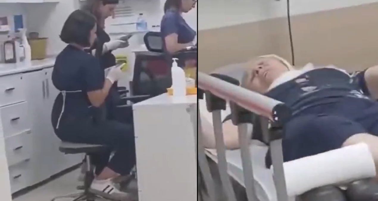 Yaşlı kadının hastanede 'lütfen' diye inlediği görüntüler tartışma yarattı