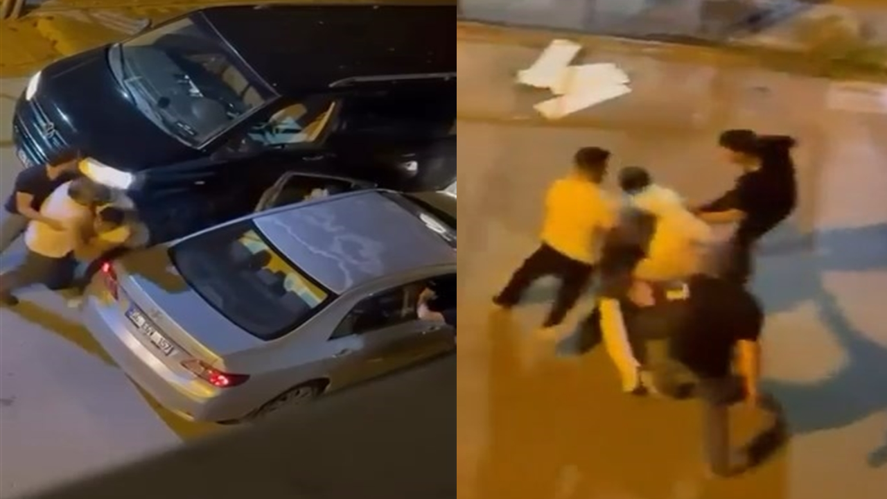 Çekmeköy'deki yol verme kavgasında yumruklar konuştu
