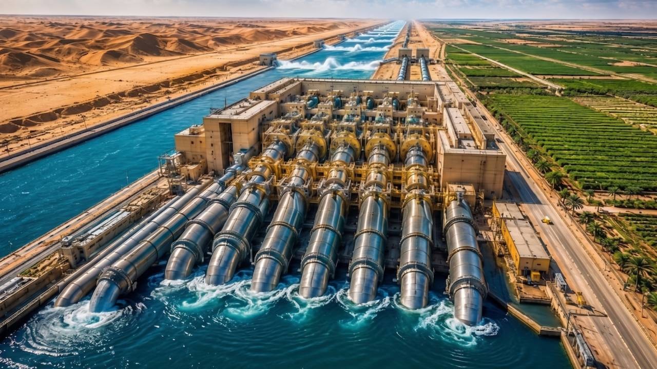 Mısırlılar yeni bir Nil Nehri daha inşa ediyor: Suyu ters yöne itecekler