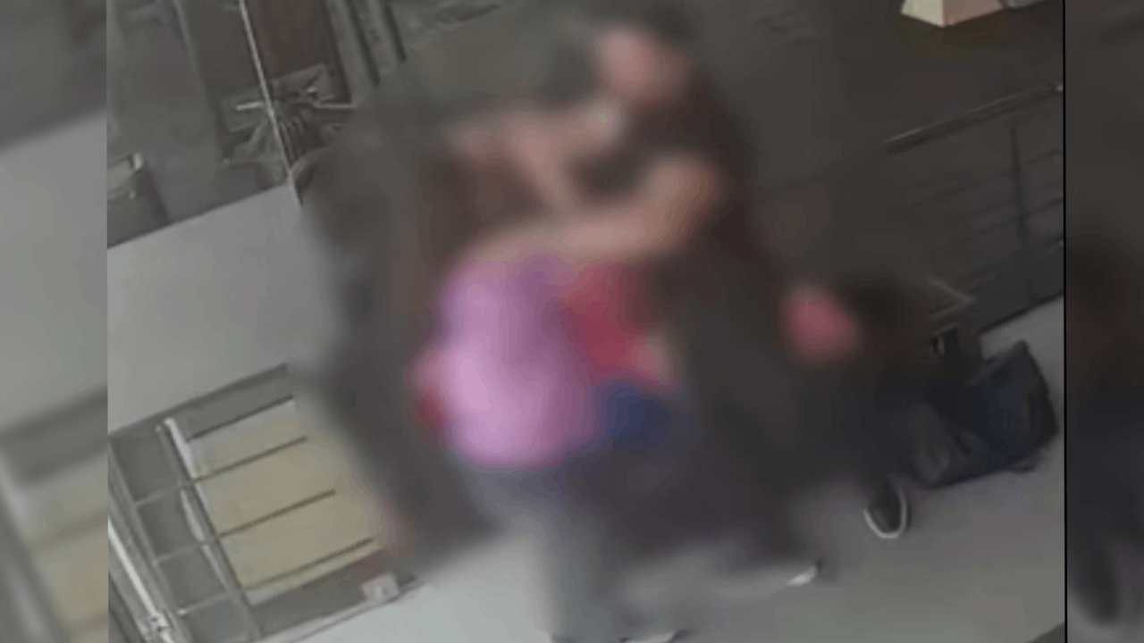 Spor salonunda kadına dehşeti yaşattı! Bir anda boğazına sarıldı
