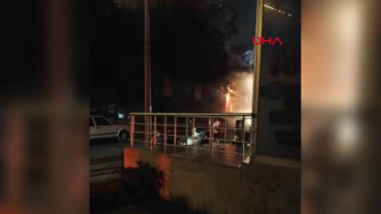 Mardin’de elektrik trafosundaki patlamalar kamerada