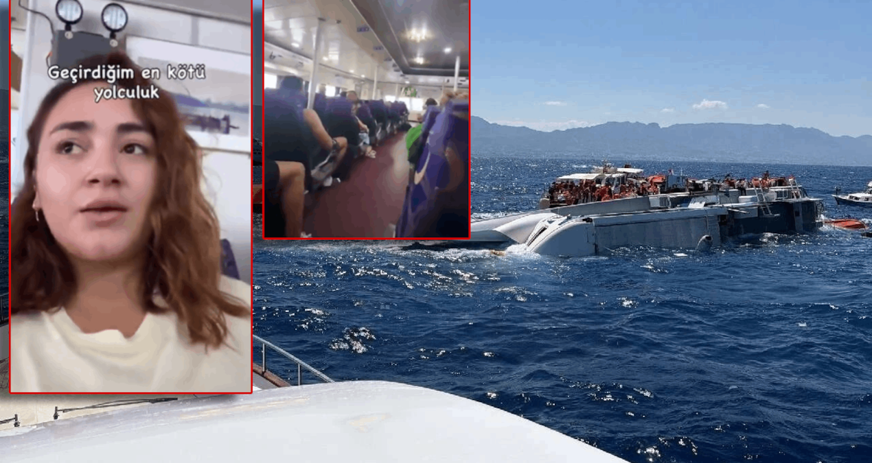 Felaket geliyorum mu dedi? Batan gemide bir gün önce dehşeti yaşamışlar