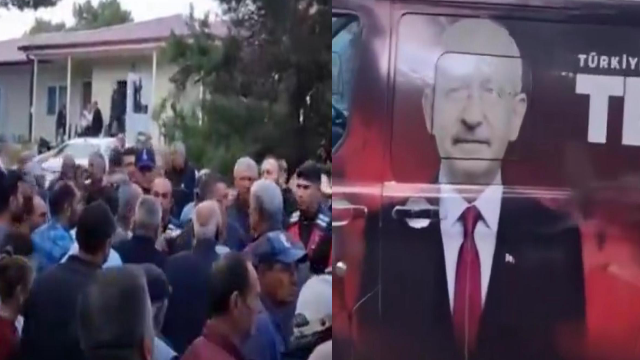 Sivas’ta CHP’lilere ‘Kılıçdaroğlu’ tepkisi: Jandarma, CHP aracını alandan çıkardı