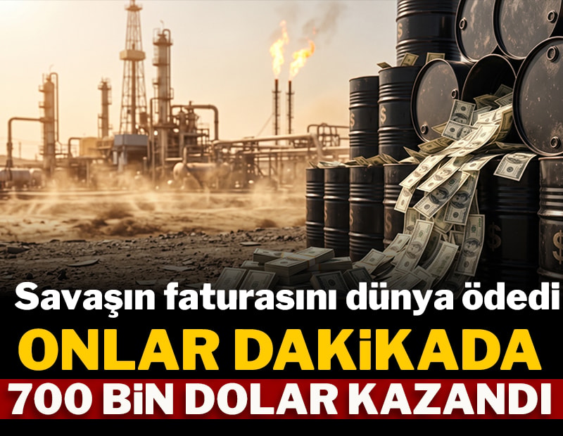 Küresel kriz petrol şirketlerine yaradı:  Dakikada 700 bin dolar kazandılar