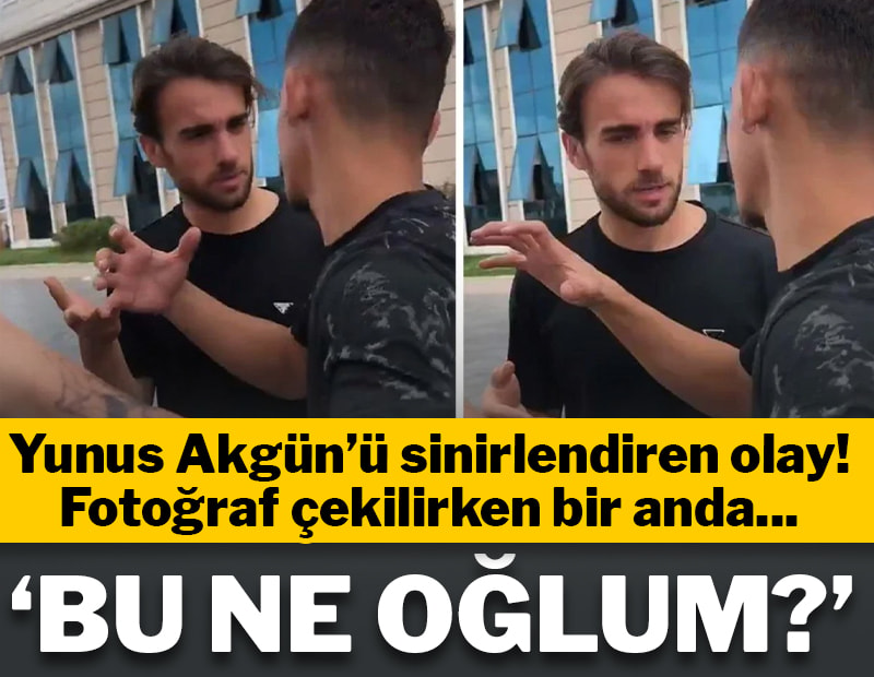 Yunus Akgün'ü kızdıran olay! 'Bu ne oğlum'
