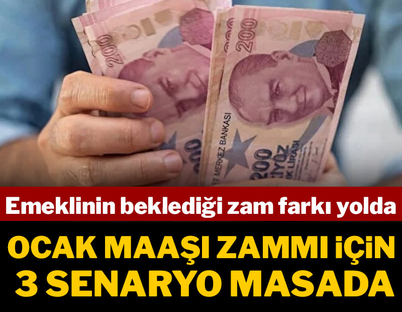Emeklinin beklediği zam farkı yolda: Ocak maaşı zammı için 3 senaryo masada