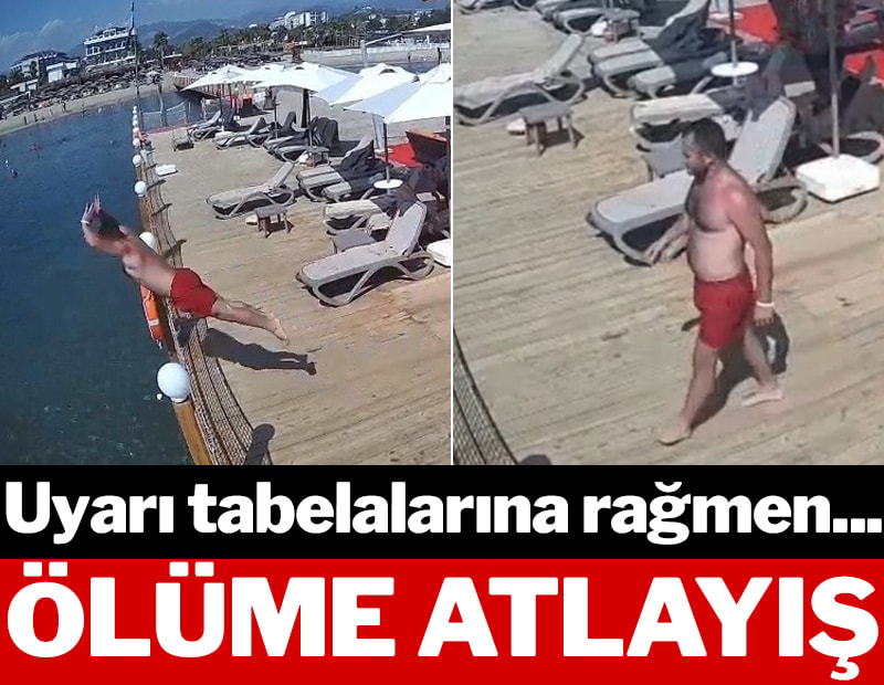 Antalya'da ölüme atlayış...