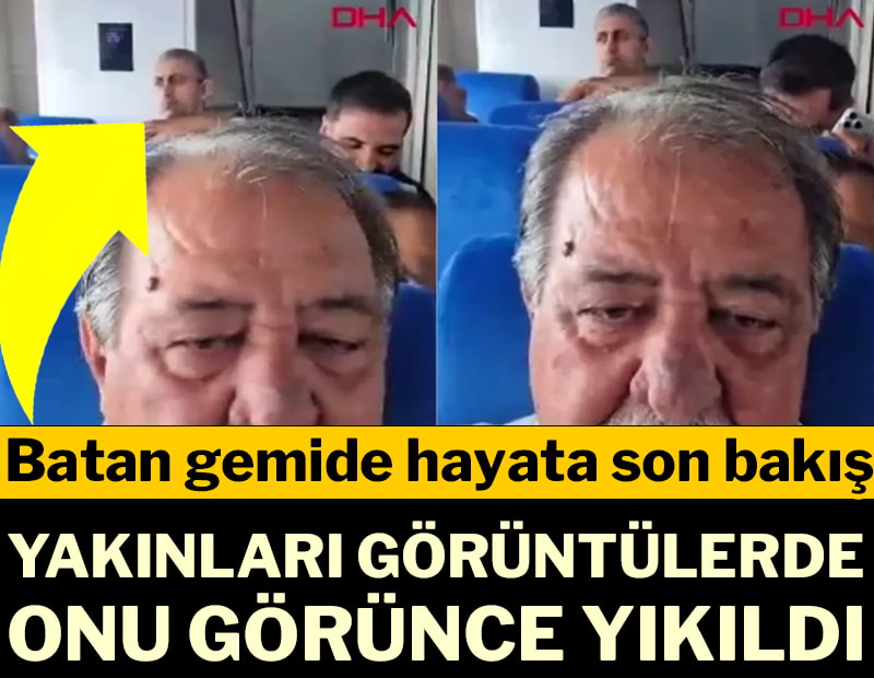 Kaybolan yolcunun son anları ortaya çıktı